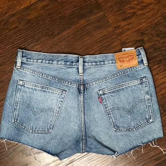 Palm tree 501 Levi shorts - Picture 2 of 2